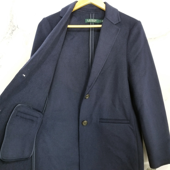 New Lauren Ralph Lauren Navy Coat - Picture 7 of 10
